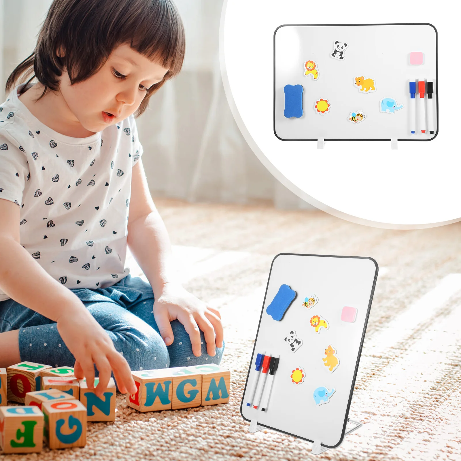 

Double Sided Writing Board Magnetic Dry Erase Board For Fridges Kids Drawing Dry Erase Board Small Small