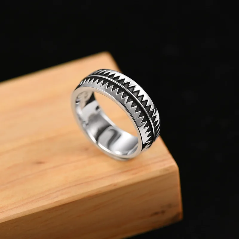

New Design Hip Hop Retro Ring Trend Opening Adjustable Men's Ring Jewelry Accessories