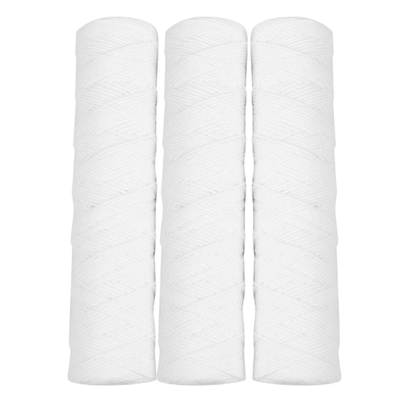

New 6Pcs Water Purifier 10 Inch String Wound Filter Cartridge 5 Micrometre PP Cotton Filter Sedmient Filter