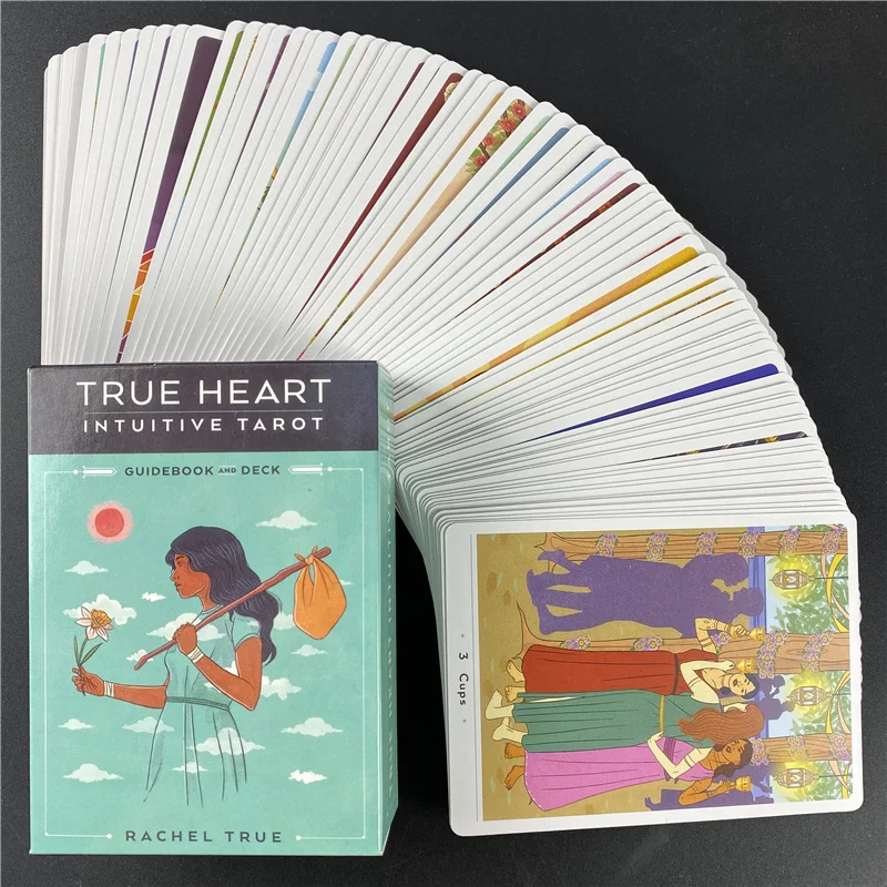 

True Heart Intuitive Tarot Cards 2021 New Tarot For Beginners With Guidebook Card Game Board Game Exquisite And Guidebook