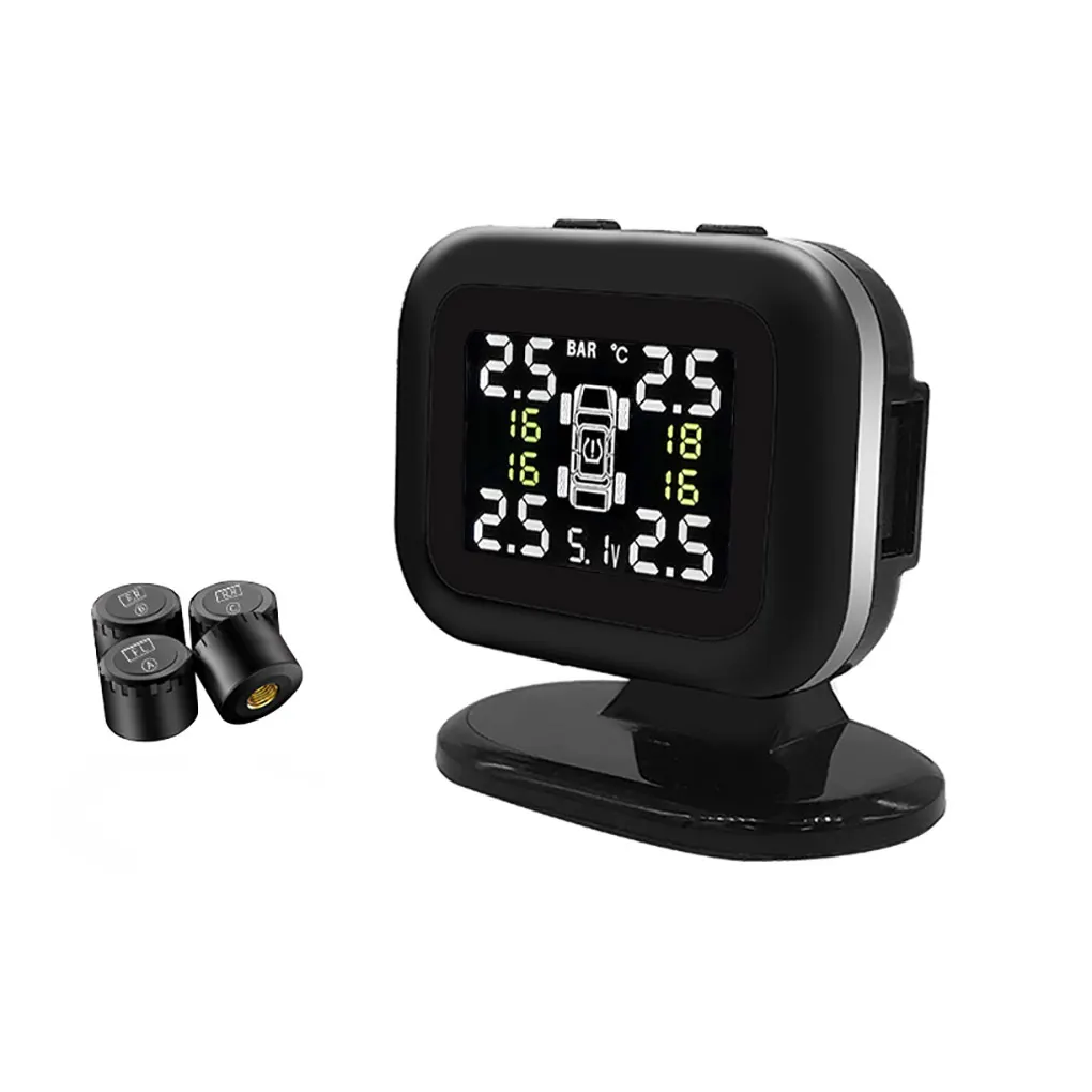 

Цифровой Автомобильный датчик давления в шинах ABS, съемный регулируемый экран, замена батареи, точный детектор, аксессуары