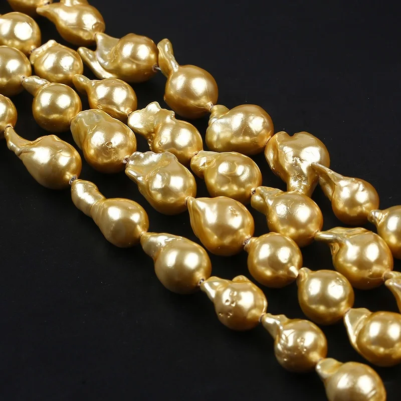 Жемчуга с пресноводным неравномерным барочным шариком нить для изготовления
