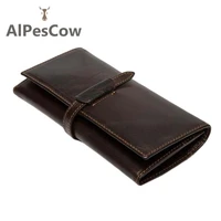 genuine leather men wallet 100 italy alps cowhide purses luxury designer money credit card holders business photo holder case