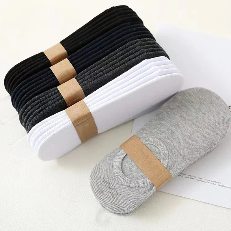 3Pair/lot Summer Thin Cotton Sock Slippers Fashion Silicone Anti-slip Invisible Boat Socks for Women Sweat Absorption Sport Sock