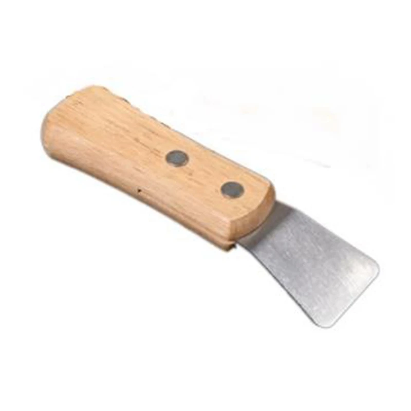 

New 1Pcs Ceiling Install Spatula Scoop With Wooden Handle Stretch Ceiling Film Shovel Accessories For Welding Harpoon