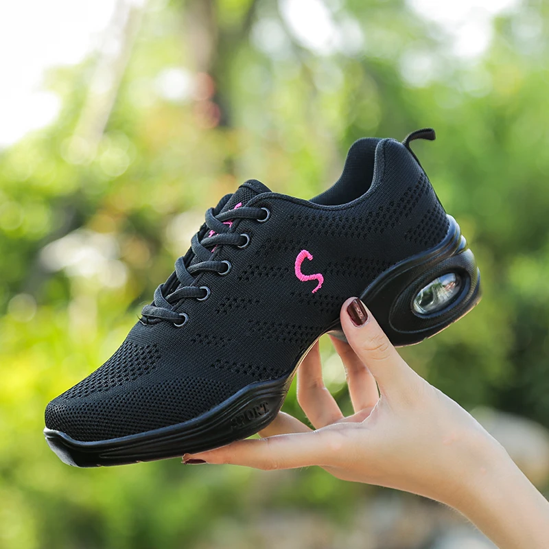Womens Toning Shoes Comfortable Latin Dance Function Sneakers Dance Shoes Slimming Fitness Shoes Female Breathable Sports Shoes