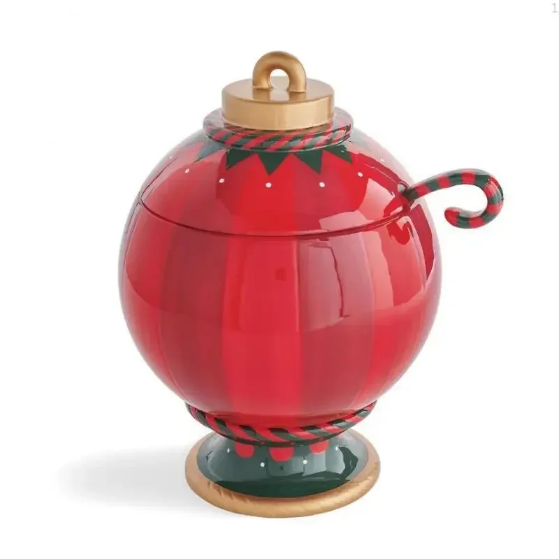 Статуи Санта-Клауса из смолы поднос для закусок Рождественская фигурка с