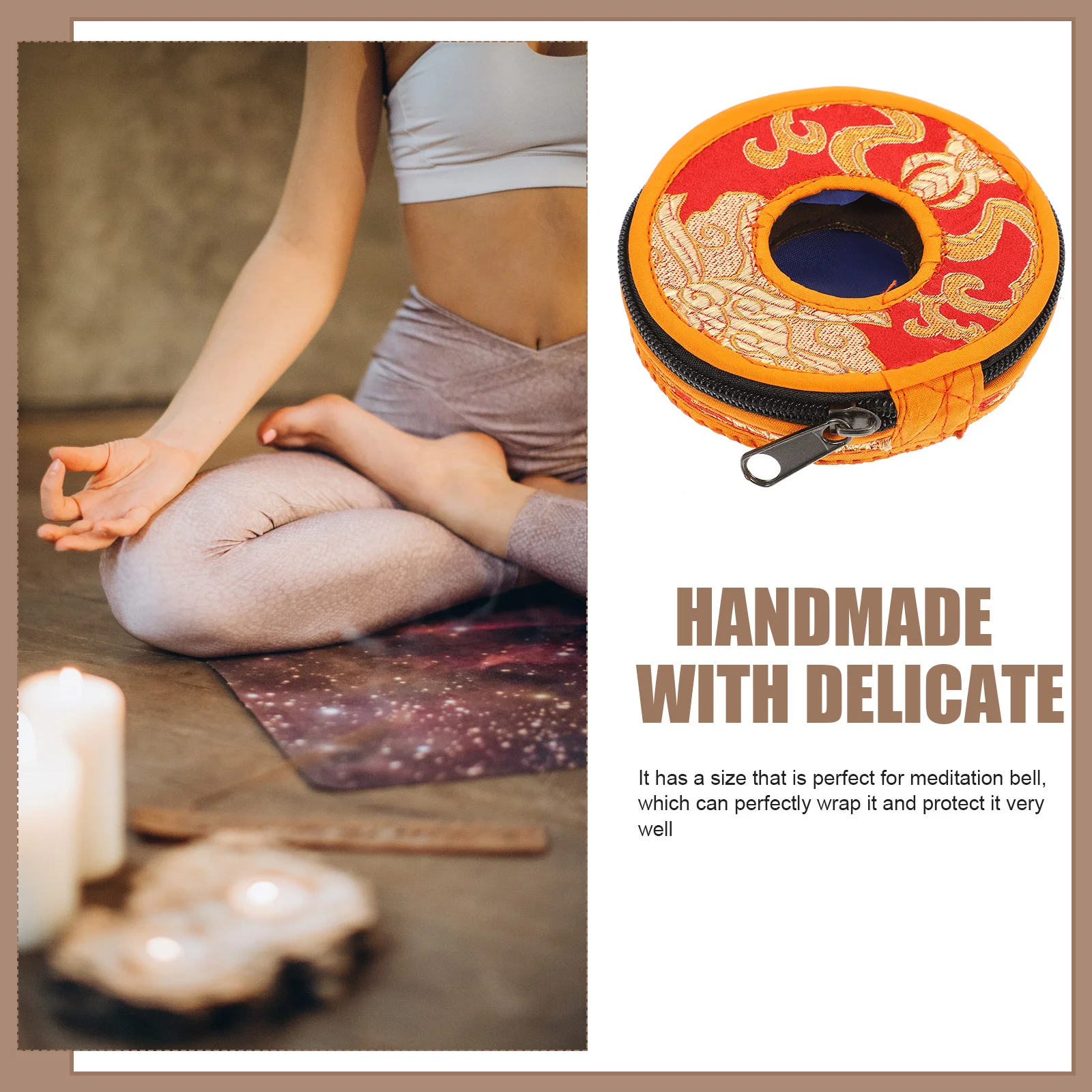 Духовная тарелка колокольчик набор религиозных тарелок сумка тибетский