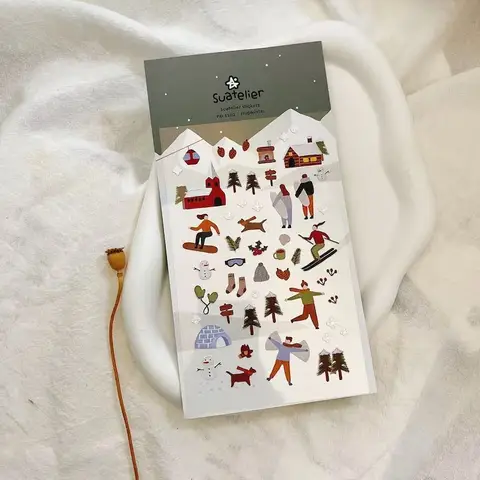 Стикер Suatelier милая девушка