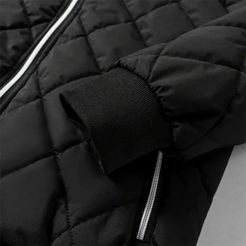 Куртка мужская однотонная с шерстяной подкладкой на осень и зиму батальных