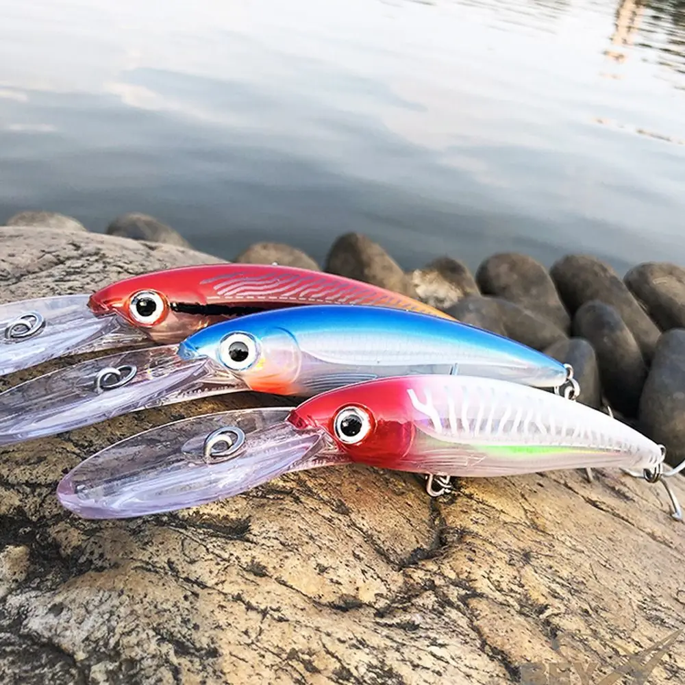 

3D Eyes Crankbaits Tackle Outdoor Fishing Fish Hooks Minnow Baits Lures