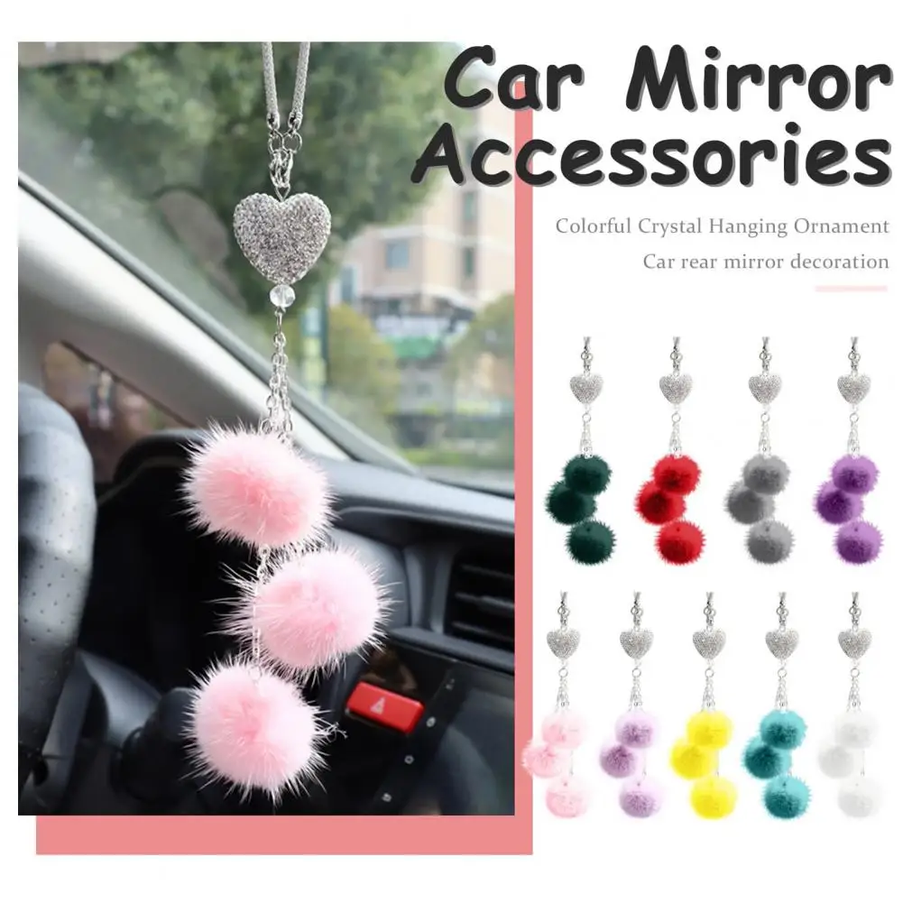 

Unique Car Rearview Charms Shiny Visual Effect Alloy Easy to Hang Car Hanging Pendant for Auto