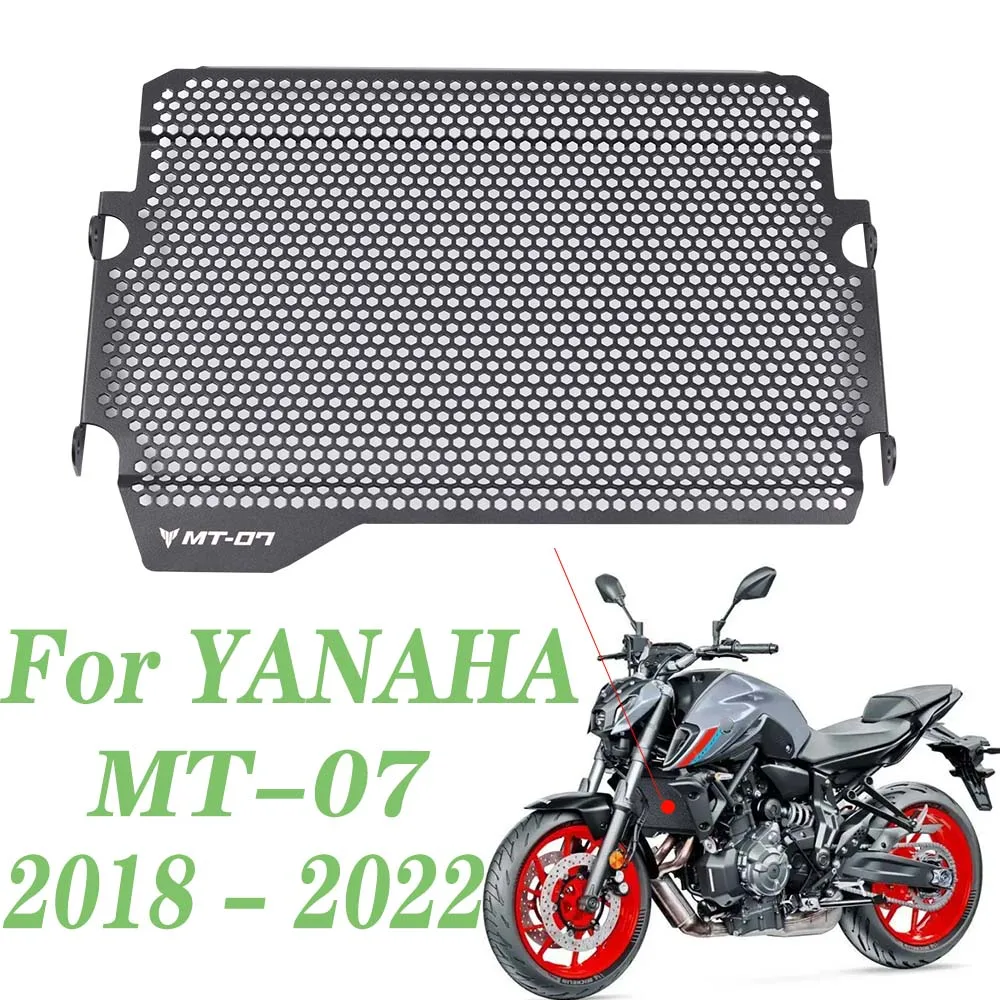 

Motorcycle Radiator Grille Guard Cover Fuel Tank Protection For Yamaha MT07 MT 07 MT-07 FZ07 FZ 07 2018 - 2022 2021 2020 2019