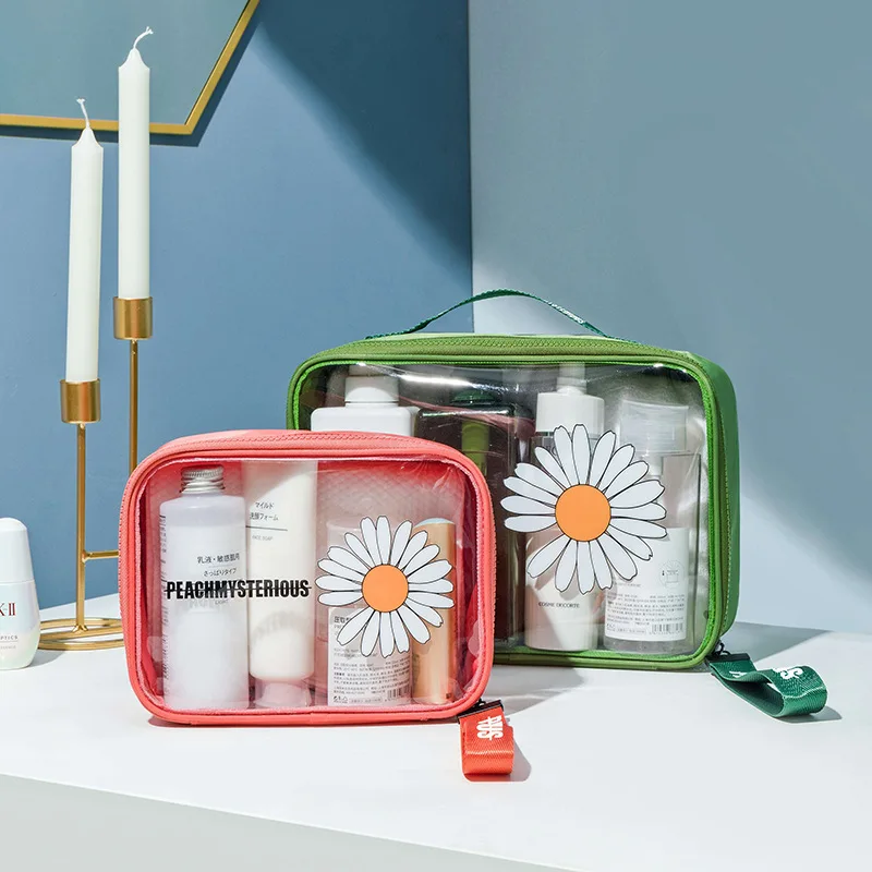 

Simple style Multifunction Cosmetics storage bag Outdoor Travel Portable transparent Waterproof and dustproof wash Organizer bag