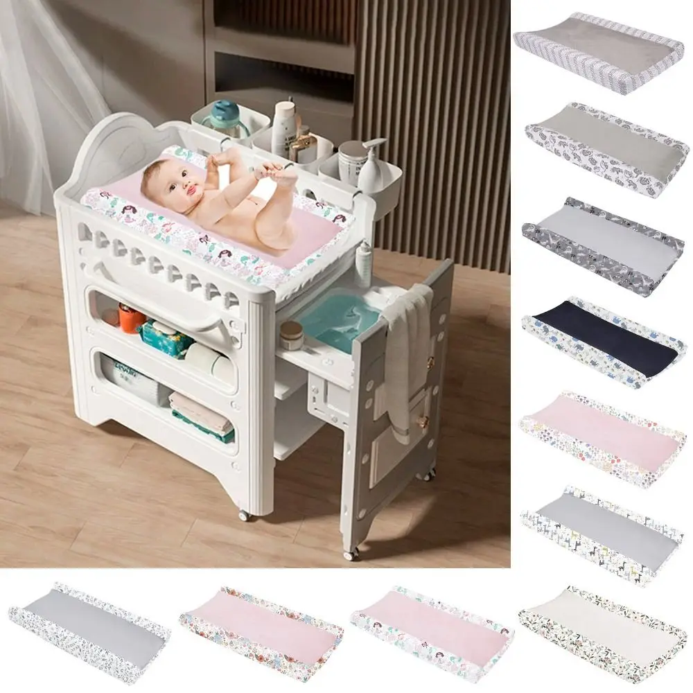 

Мягкая пеленальная накладка, Детские принадлежности, дышащие простыни с милым принтом для детской кроватки, простыни унисекс для детской люльки