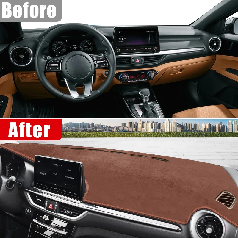 Для Kia Cerato K3 Forte 2019 2020 2021 2022 чехол для приборной панели автомобиля избегайте