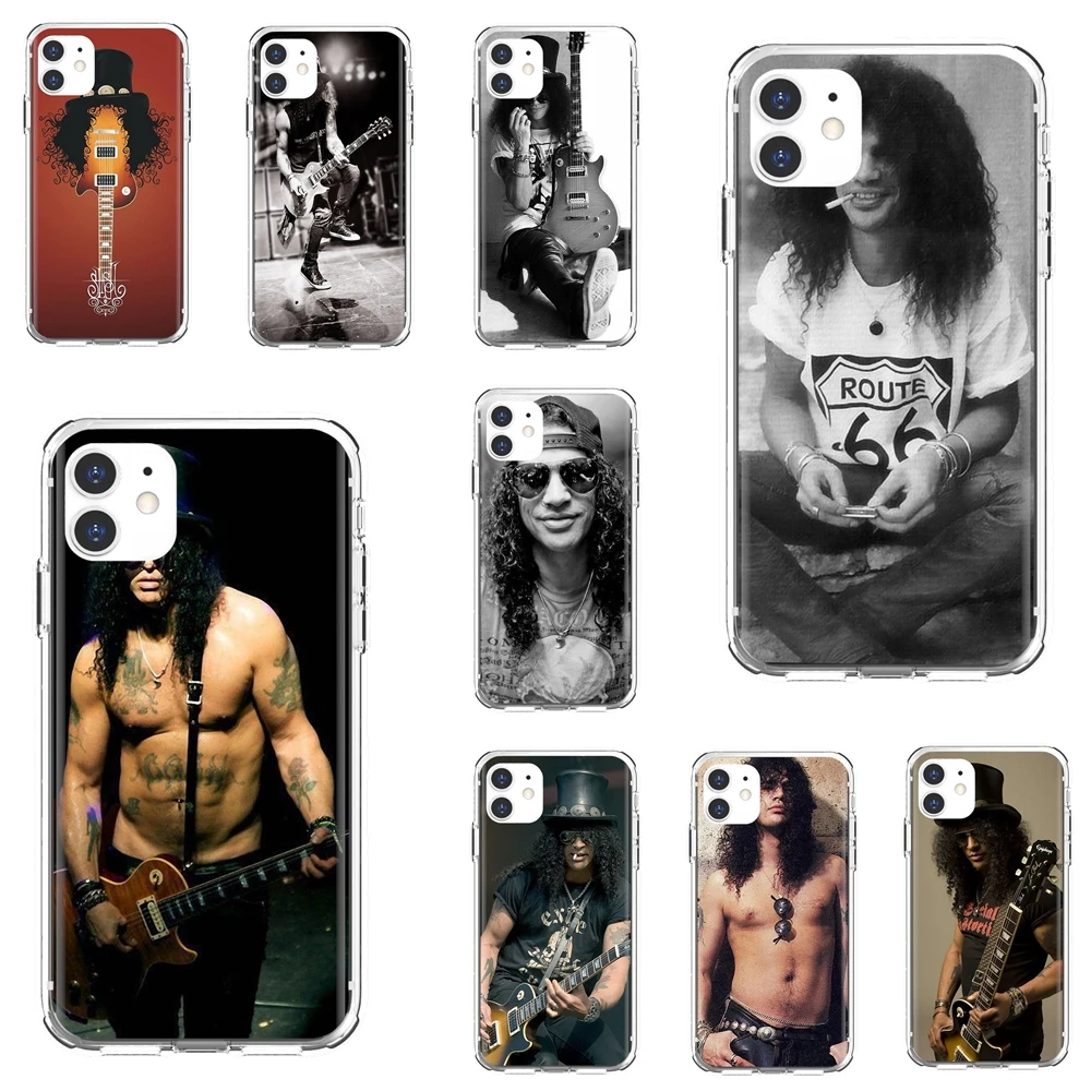 Pepe-Le-Pew-Slash-гитары-Guns-n-Roses мягкий чехол для Xiaomi Mi 5X 6X Max Mix 1 2 2S 3 Mi5 Mi5S Mi6 Mi3 Mi4 poco X3 nfc F2 Pro