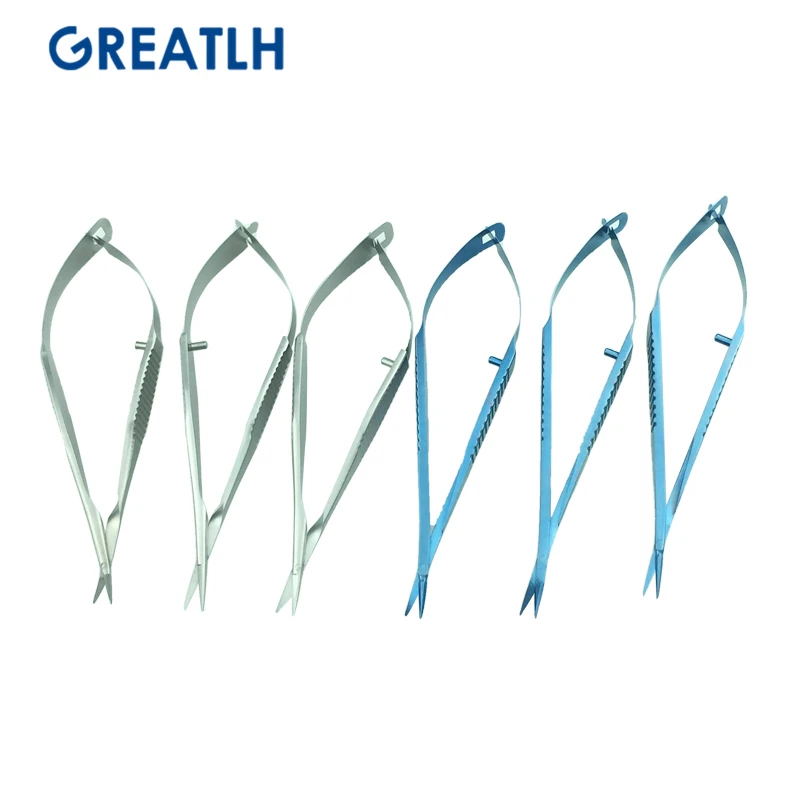 

1pcs Micro Scissors Venus Scissors Curved Straight Forceps Ophthalmic Surgical Instruments