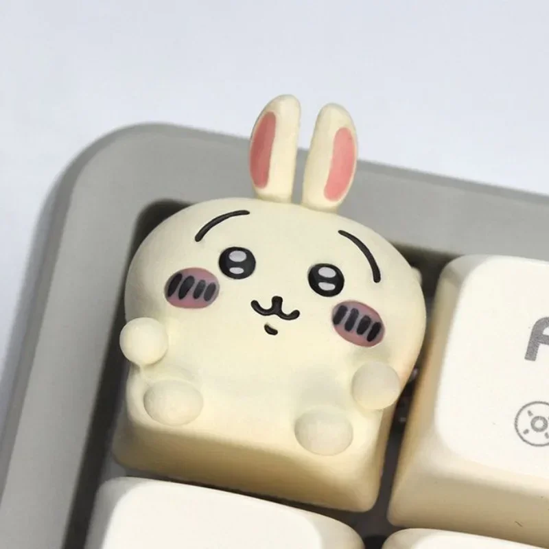 Милые кейкапы Kawaii Hachiware Chikawa для механической клавиатуры: персонализированные, из смолы, с аниме-персонажами, милые мультяшные девушки, креативные кейкапы для клавиатуры (art.: 3920dcac19dee) - 3920dcac19dee