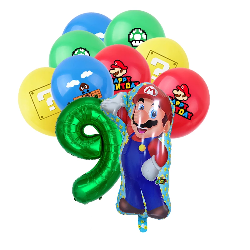 Воздушные шары в виде цифр круглые латексные |