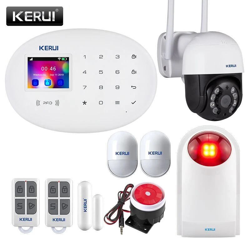 

Tuya W204 Alarm System WIFI GSM Home Smart Security Smaty App Remote Reminding Wireless PIR Motion Detection Door Open Alarm