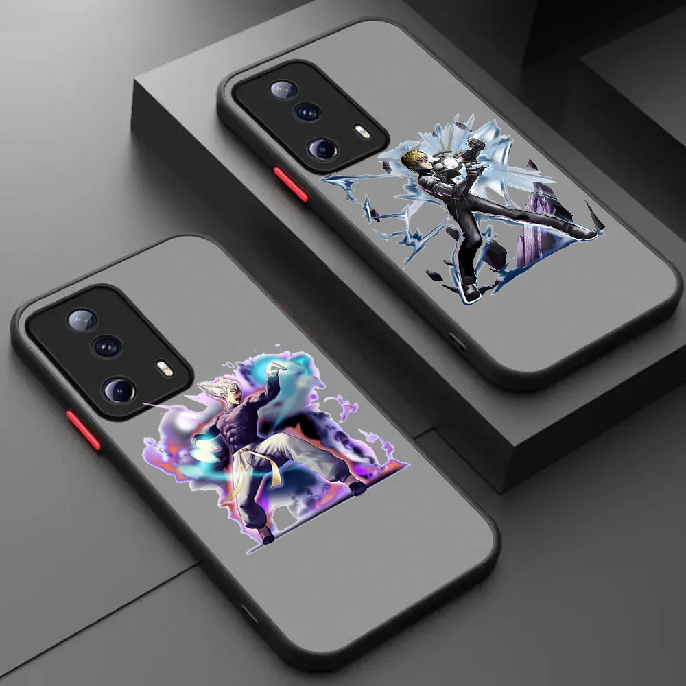 Полупрозрачный чехол для телефона Skin Feel Redmi 9A Note 10 C 9 8 7 10a 10s A1 A2 9s Xiaomi 9T 10T One Punch Man