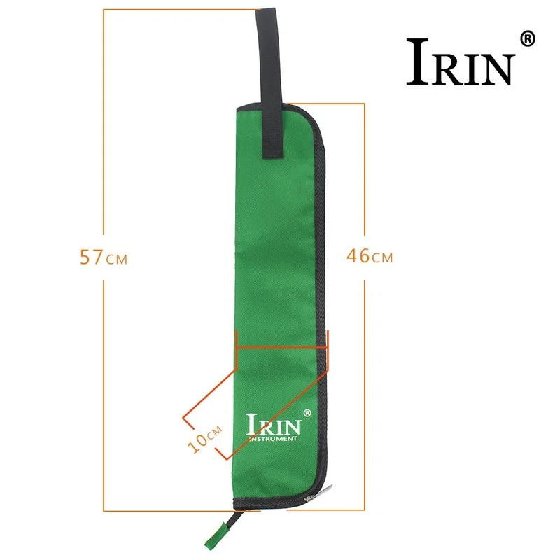 IRIN Drum Stick Gig Bag Waterproof Oxford Cloth Drumsticks Case Holder with Handy Strap Percussion Instruments Parts Accessories images - 6