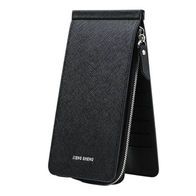 

Mini Women Credit Card Holder Zipper Hasp Long Phone Wallets Female Multifunction Purses Pocket Simple Bussiness Clutch Wallets