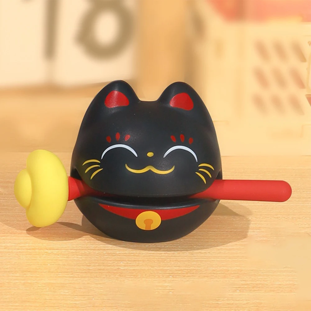 Милая мультяшная деревянная рыбка забавная декомпрессионная игрушка звуковой