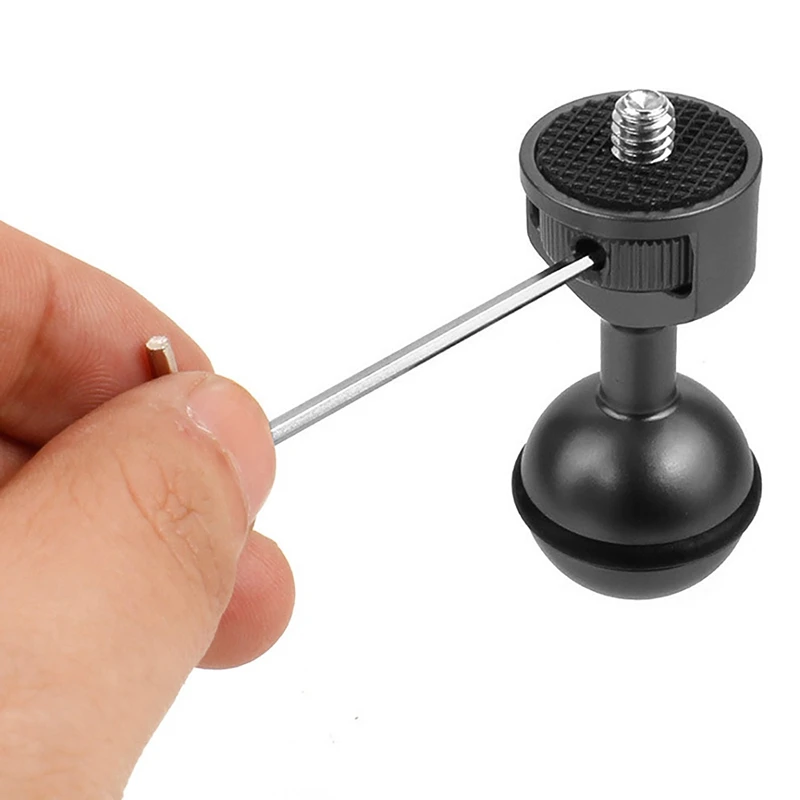 1-дюймовый адаптер с шаровой головкой на винтовое крепление 1/4 вращающийся 360