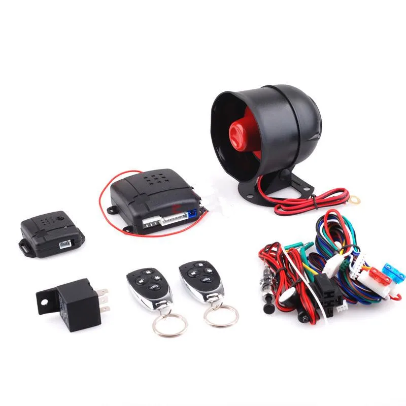 

Anti-Theft Alarm 1-Way Car Alarm Vehicle System Protection Security System Keyless Entry Siren + 2 Remote Control Burglar Alarm