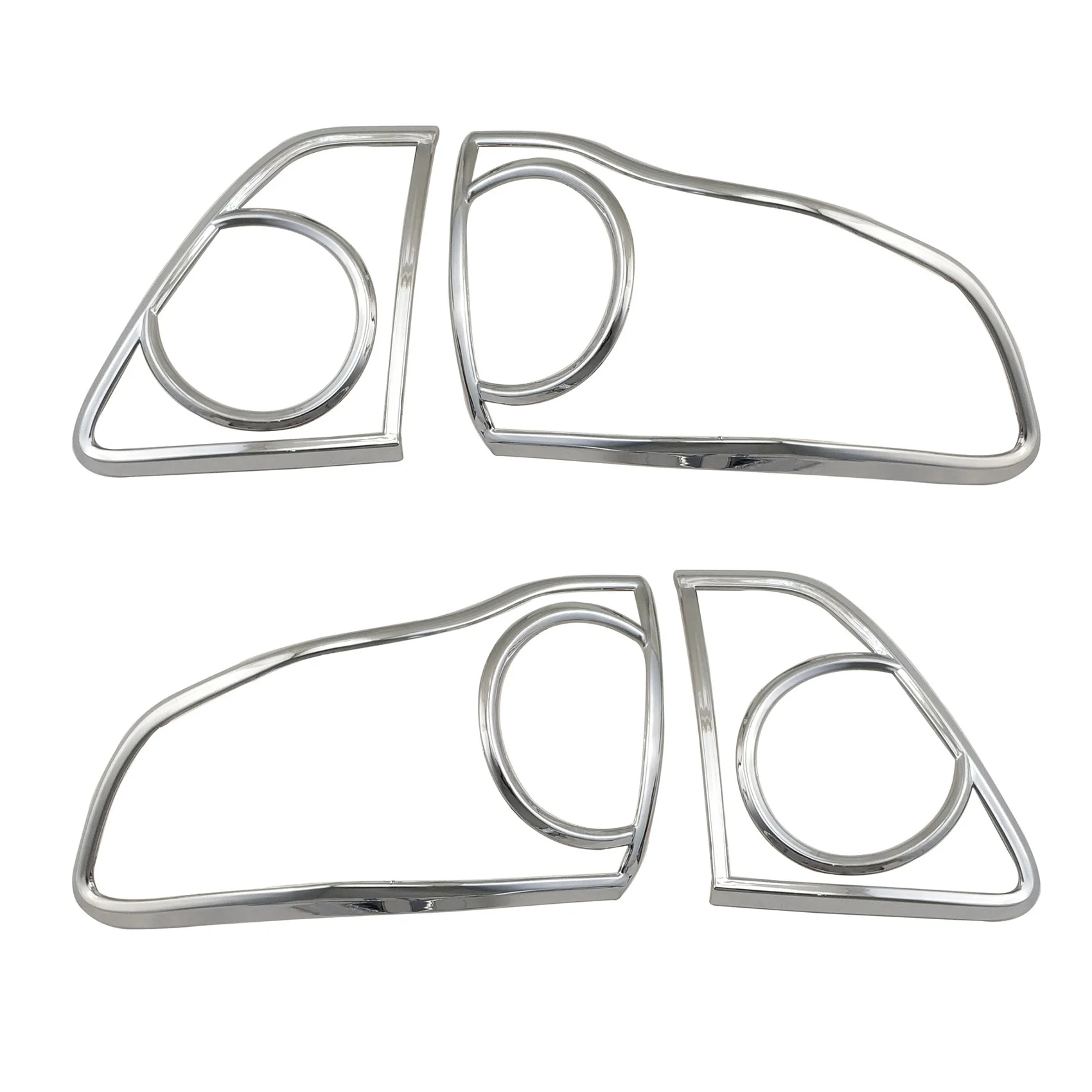 

Rear Tail Back Light Lamp Frame Styling ABS Chrome Cover Trim for Toyota Corolla 2008-2010 Tail Light Lamp Frame Trim