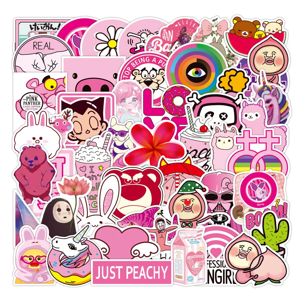 

10/30/50 шт., Мультяшные наклейки для ноутбука