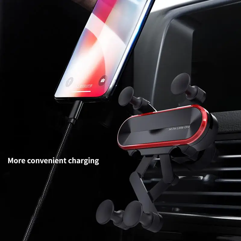 

Car-mounted phone holder with anti-shake design and air vent support - the perfect solution for a secure and stable phone mount