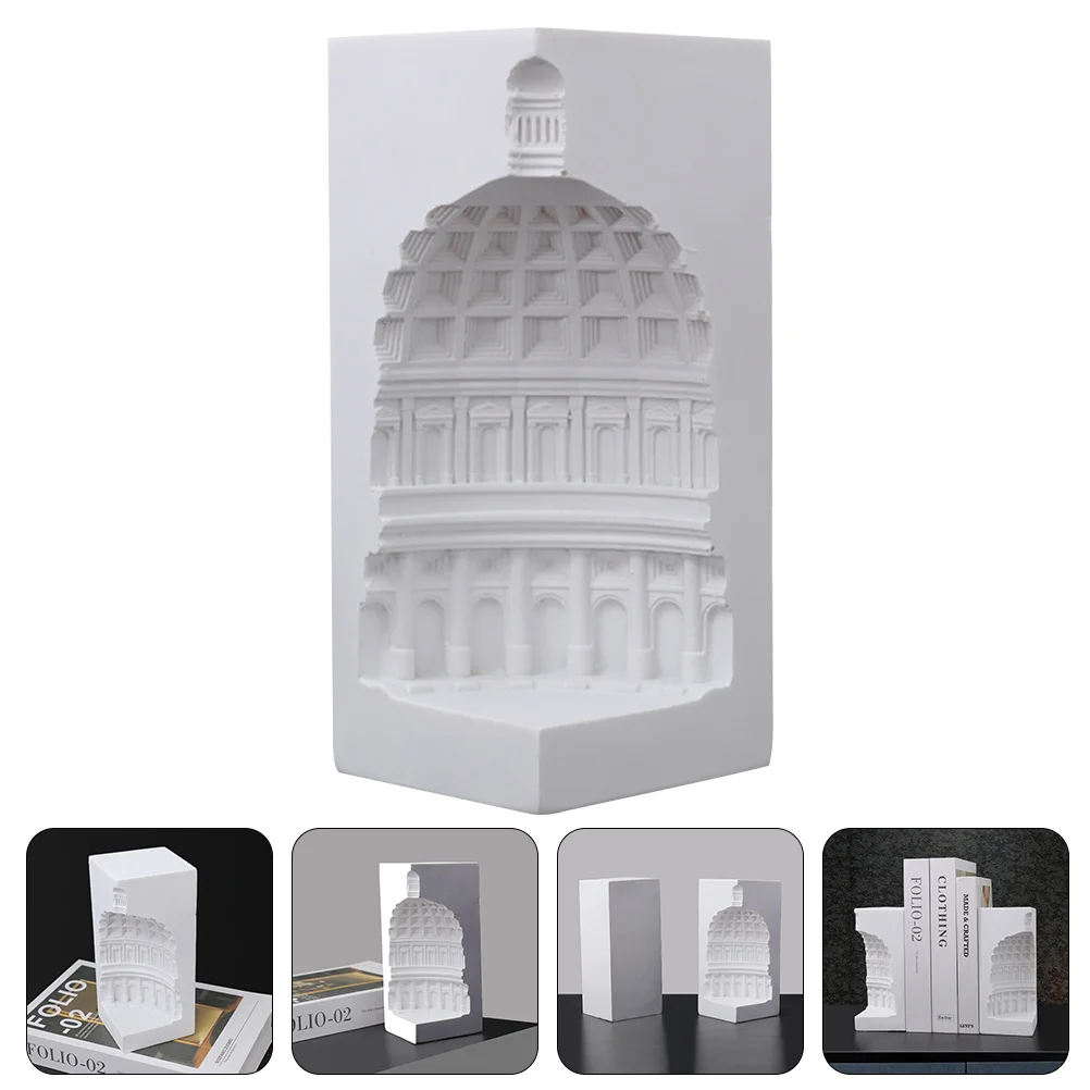 

Roman Pantheon Desktop Adornment Bookshelf Decoration Tabletop Building Model Decoration Creative Synthetic Resin Office