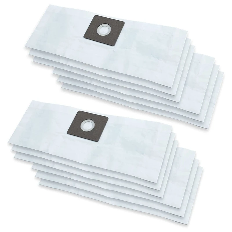 

12 Pack Vacuum Bags For Shop-Vac 9066800 2-2.5 Gallon Type B And QAM70 Vacuum, Premium Disposable Filter Paper Bags