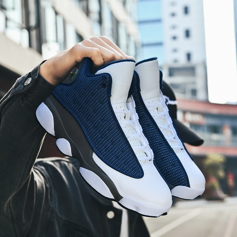 

ZQ-Aj13 High Quality Mens Basketball Sneakers Training Sports Sneakers High-top Wearable Lifestyle Basketball Shoes for Mens