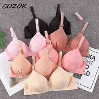 cozok womens bra sports sexy wire free push up underwear breathable comfort large size c cup bras for women bralette lingerie
