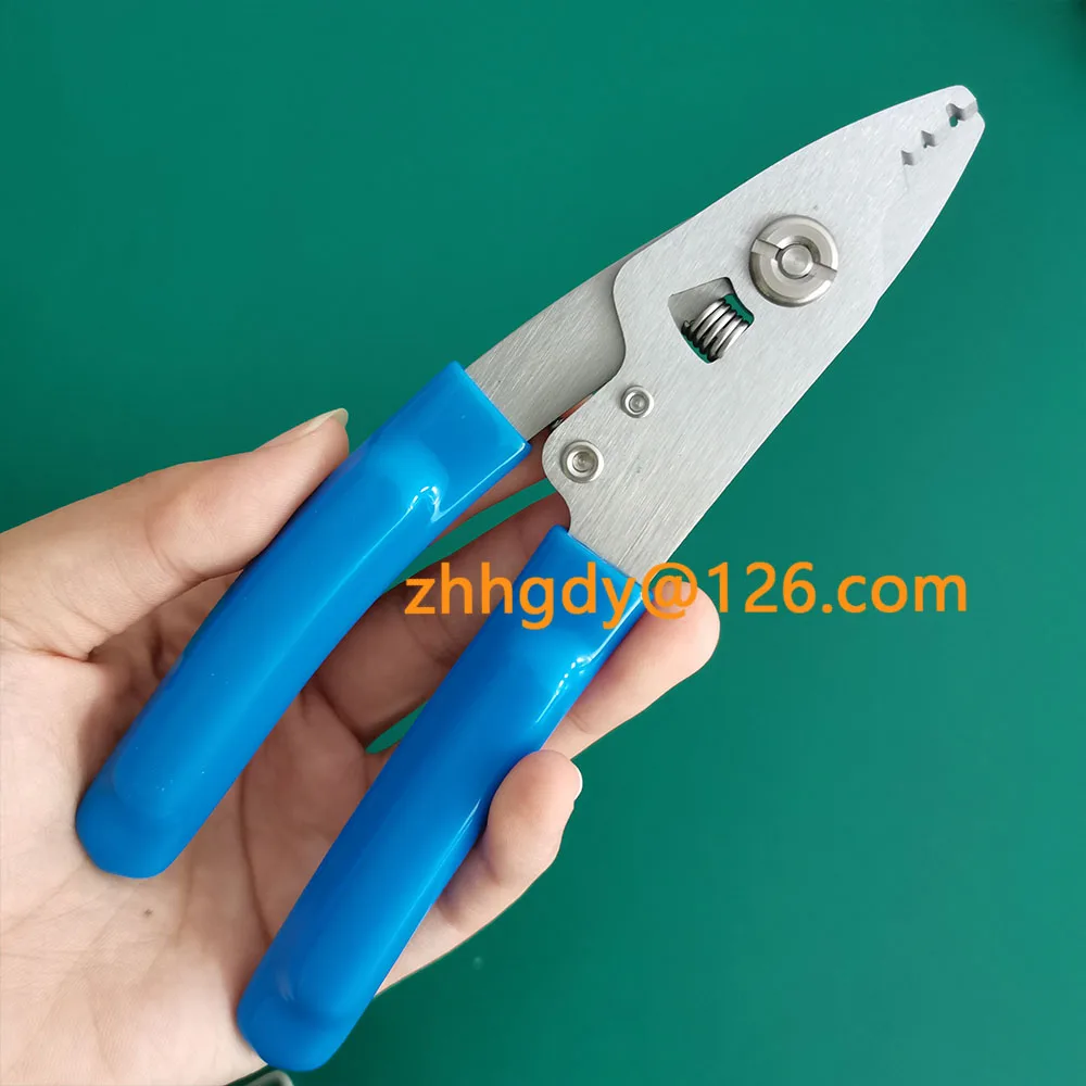 Stainless Steel Three-port Fiber Stripping Pliers FTTH Tool  Optic StrippingPlier Tool