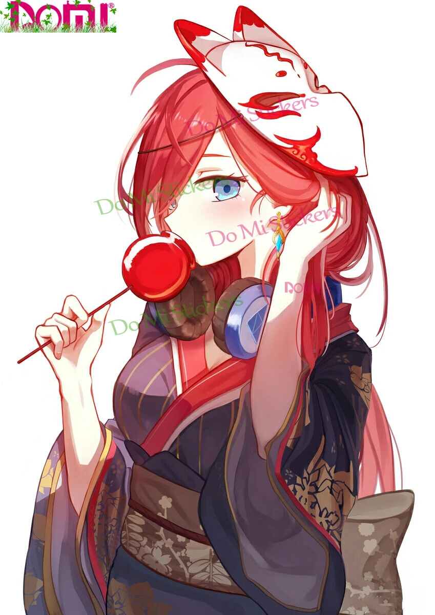 

Милые аниме наклейки Nakano Miku для девушек и мотокроссов
