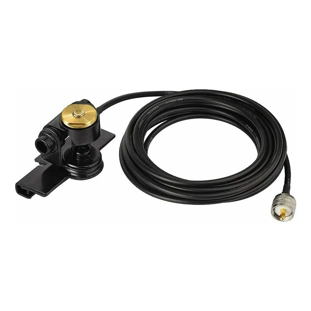 

Car Antenna Adapter Cable With Bracket 50Ω NMO Fix Bracket Lip Mount PL259 Male 5m Cable For Ham Radio Auto Replacement Parts