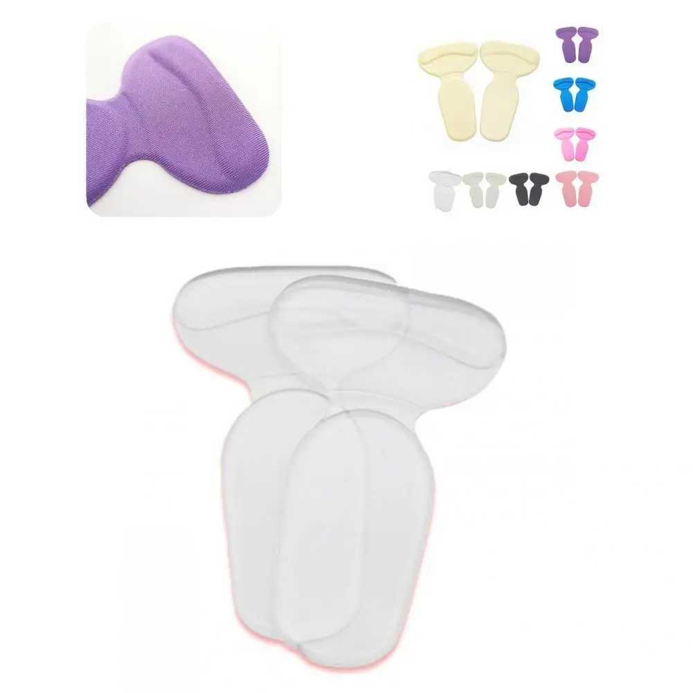 

1 Pair Safe Foot Insoles Fashion Heel Cushion Pads Silicone Non-Slip High Heel Inserts Cushion Pads for Women Heel Pad
