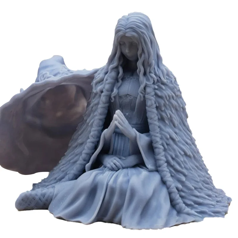 Witch Candle Silicone Mold DIY Handmade Gypsum Aromatherapy Soap Making Crystal Epoxy Resin Mold Desktop Helloween Decoration