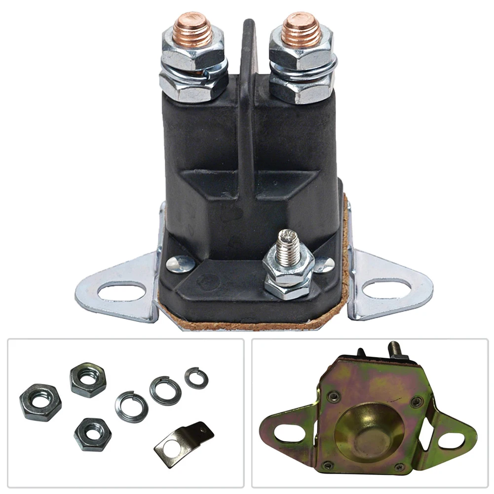 

3 Pole Universal Starter Solenoid 12V For MTD 109946 146154 T1200 Lawn Mower Replacement Universal 12 Volt Starter Solenoid