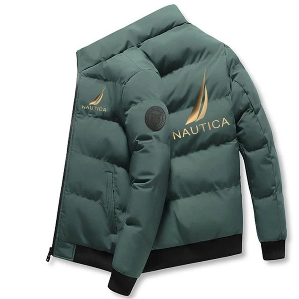 

2023 new men's autumn winter fashion cotton-padded jacket men's down jacket cotton warm clothing men's coat