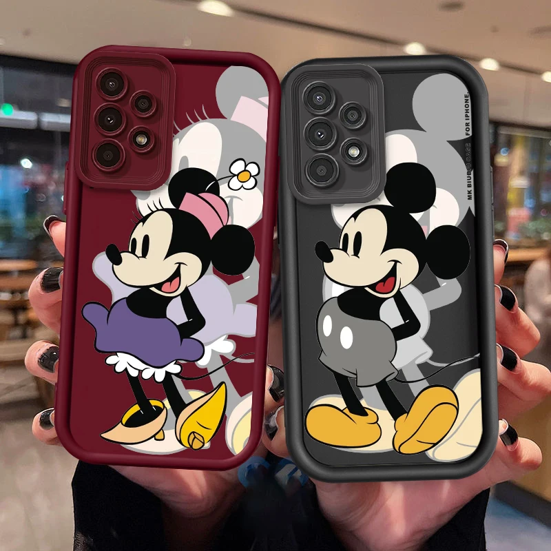 Чехол с изображением Минни Мауса Для Samsung A73 A71 A54 A53 A52 A51 A33 A32 A21S A14 A13 A12 A03 A04 A05