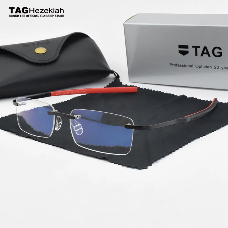 Фото Метка брендовые оптические очки оправа мужские для близорукости компьютерные
