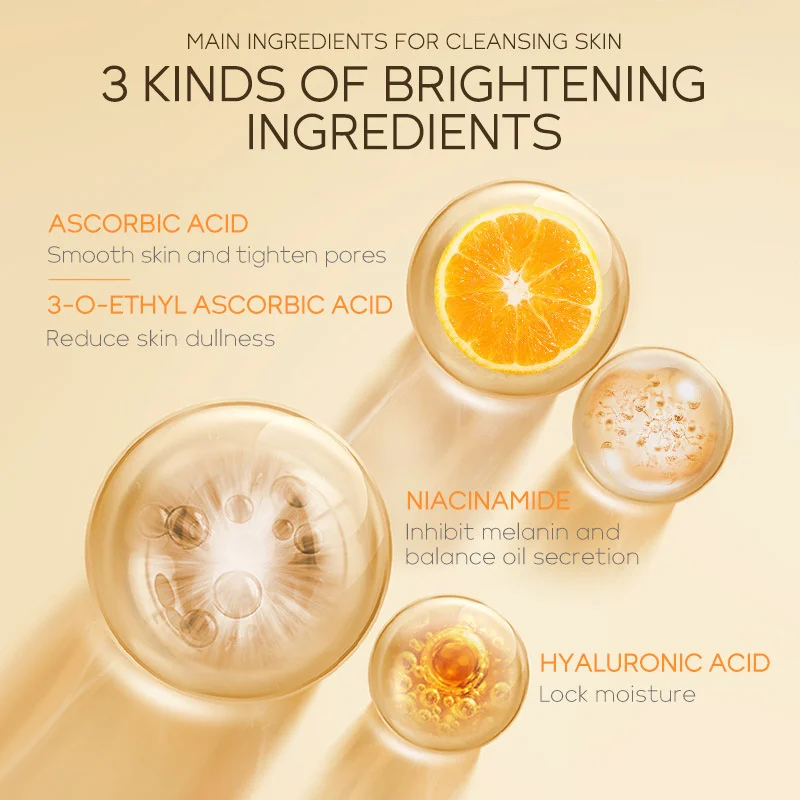 Витамин С Niacinamide очищающий мусс очищающее средство для лица Пена глубокое