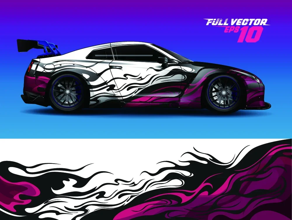 Геометрические узоры виниловая обертка для тела современный дизайн векторное