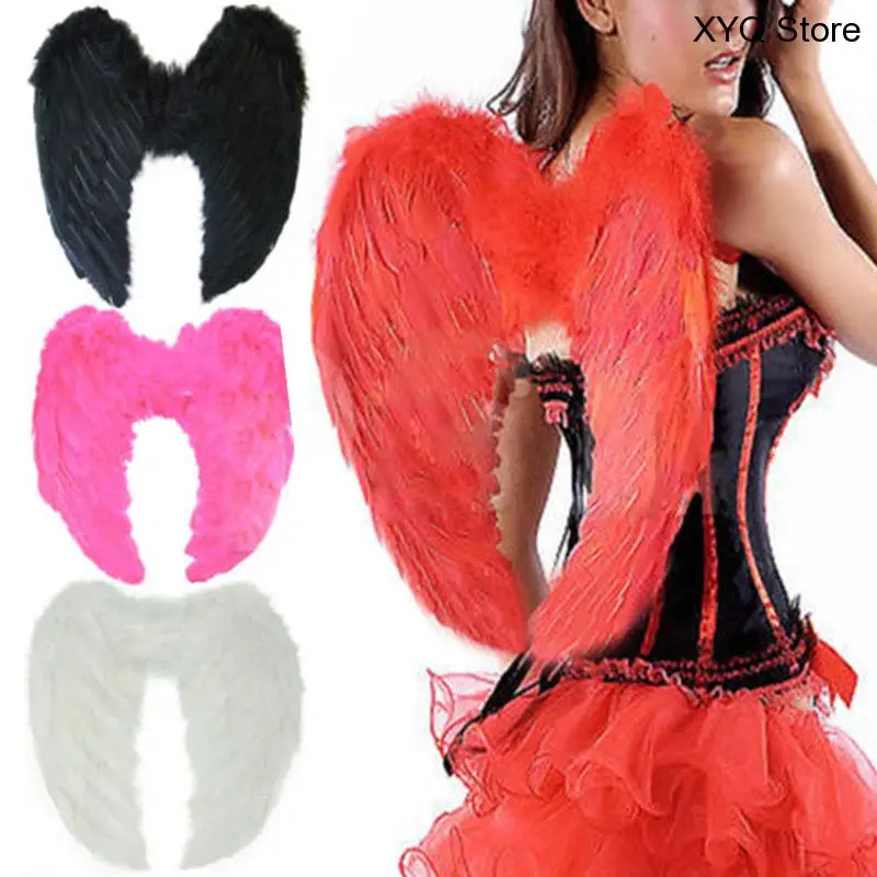 

1pc Wing Dress Up Feather Fairy Beautiful Angel Wings Costume 4 Color Party Props Gift Adult Pretty Angel Wings Dressing up